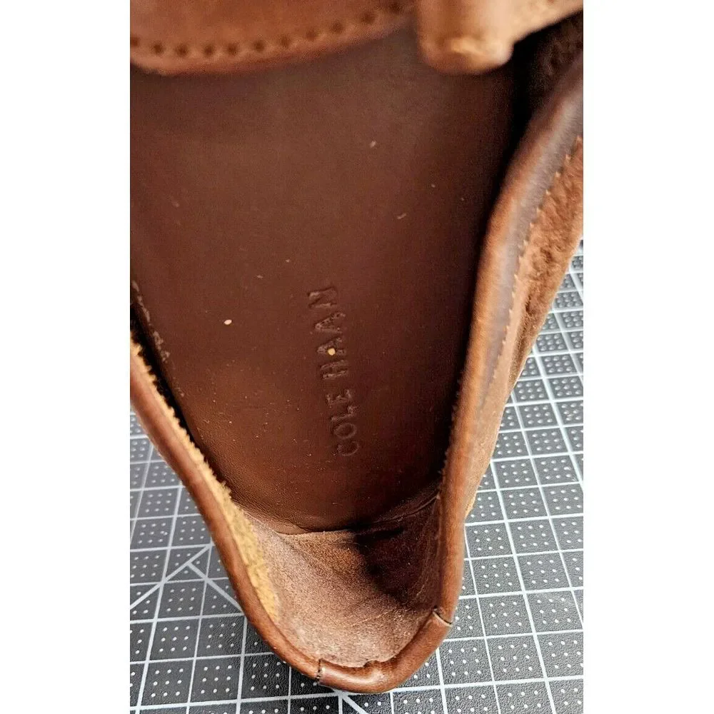 COLE HAAN Somerset link bit‎ loafers brown leather men 11M
